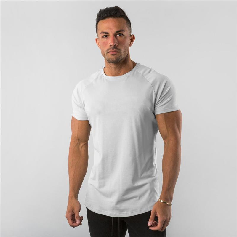 Fitness Sports Solid Color Short-Sleeved T-Shirt - Stregactive