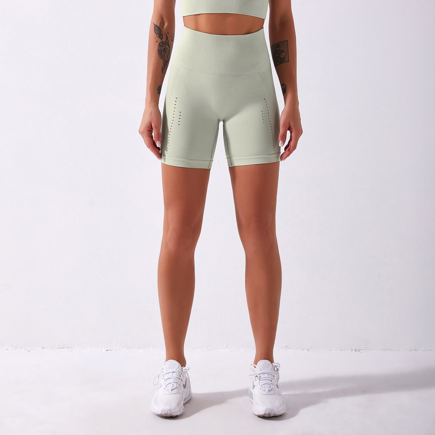 Women Seamless Sports Yoga Shorts - Stregactive