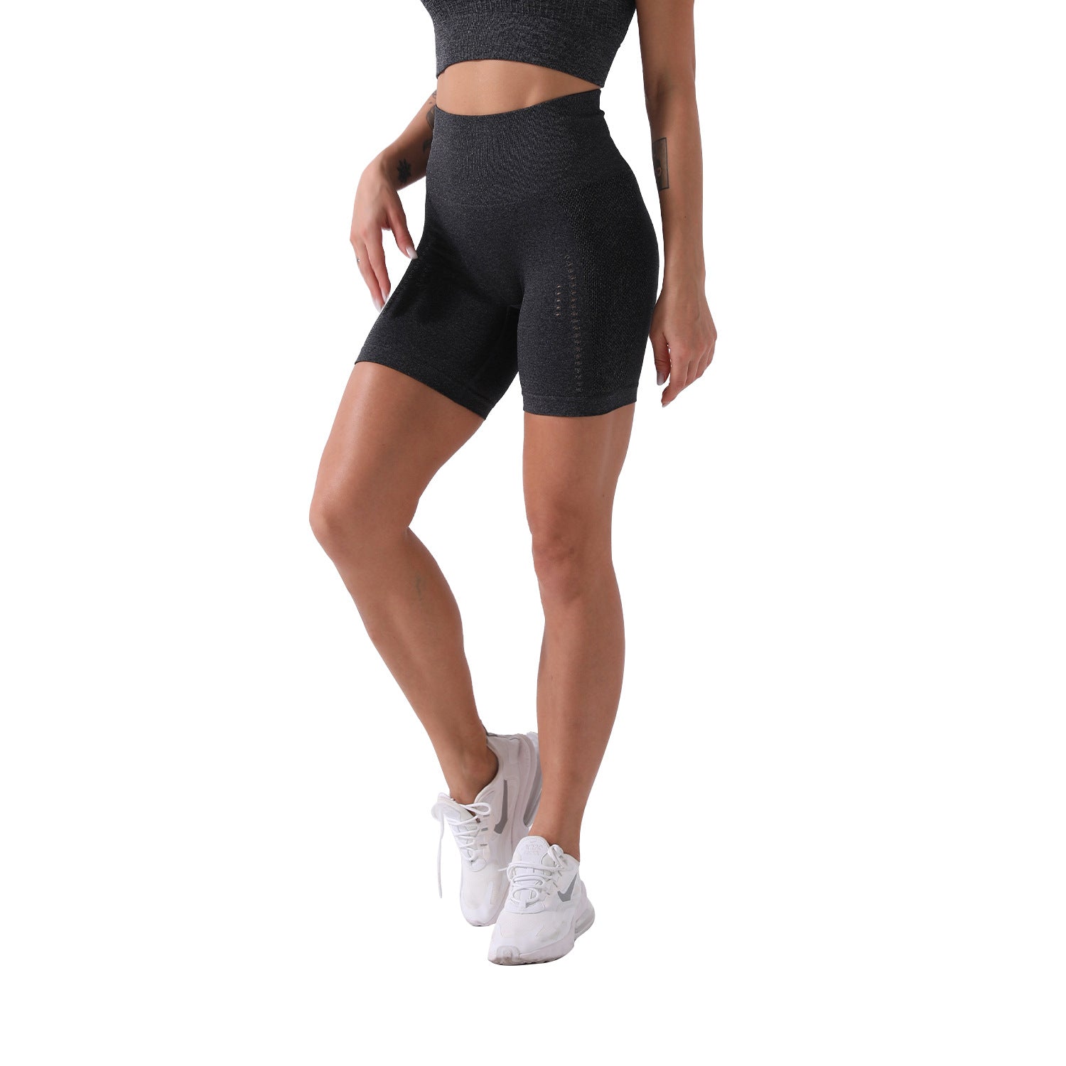 Women Seamless Sports Yoga Shorts - Stregactive
