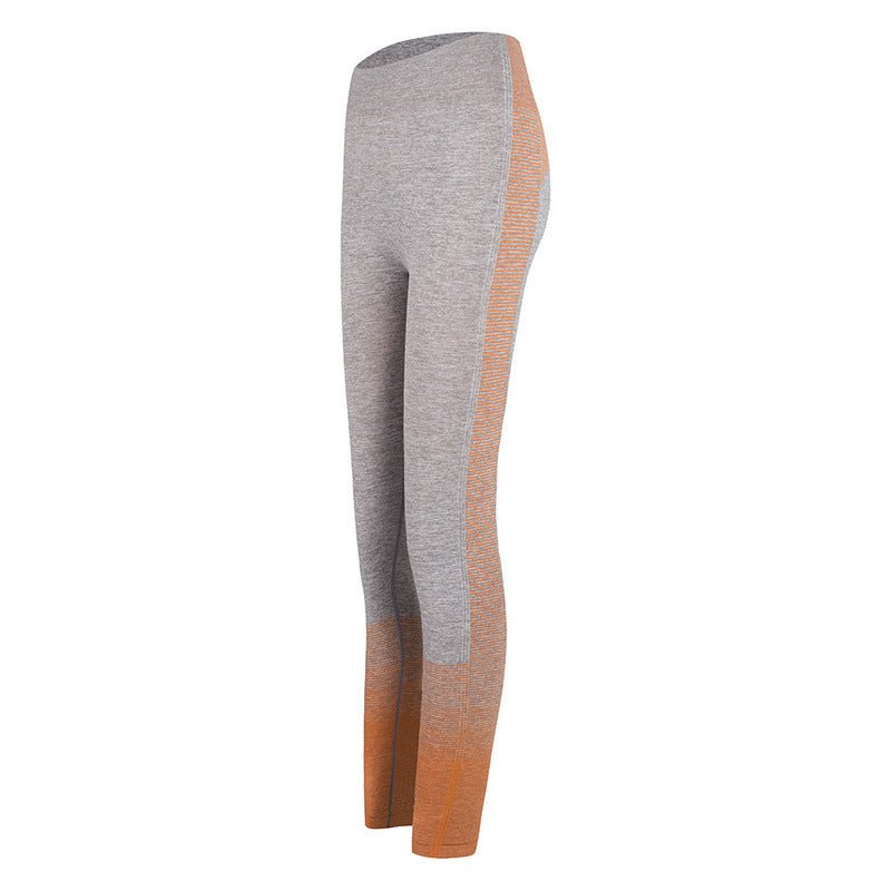 Fitness legging Striped Knitted High Waist - Stregactive