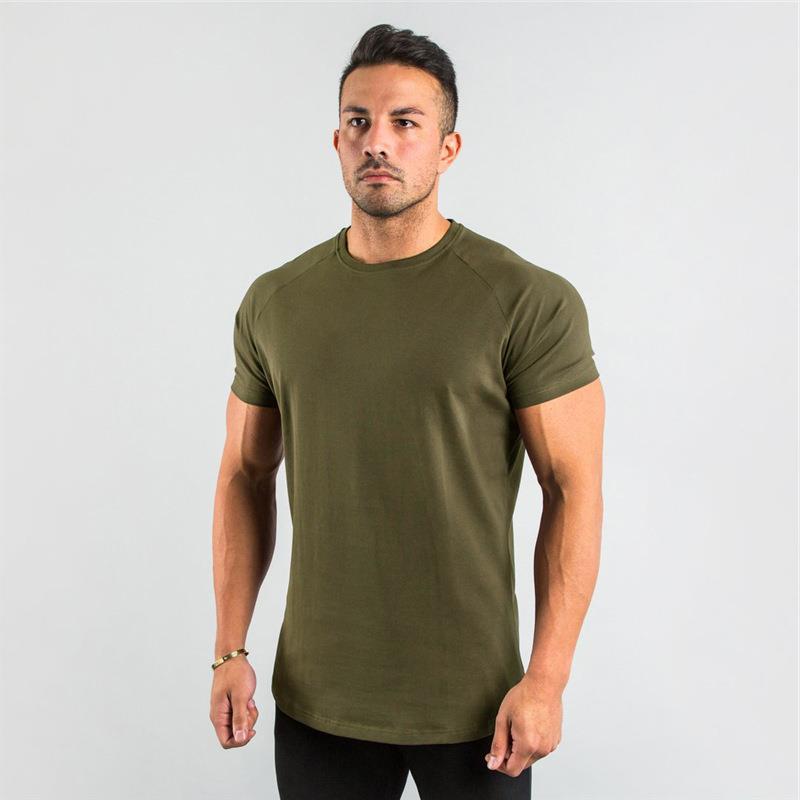 Fitness Sports Solid Color Short-Sleeved T-Shirt - Stregactive