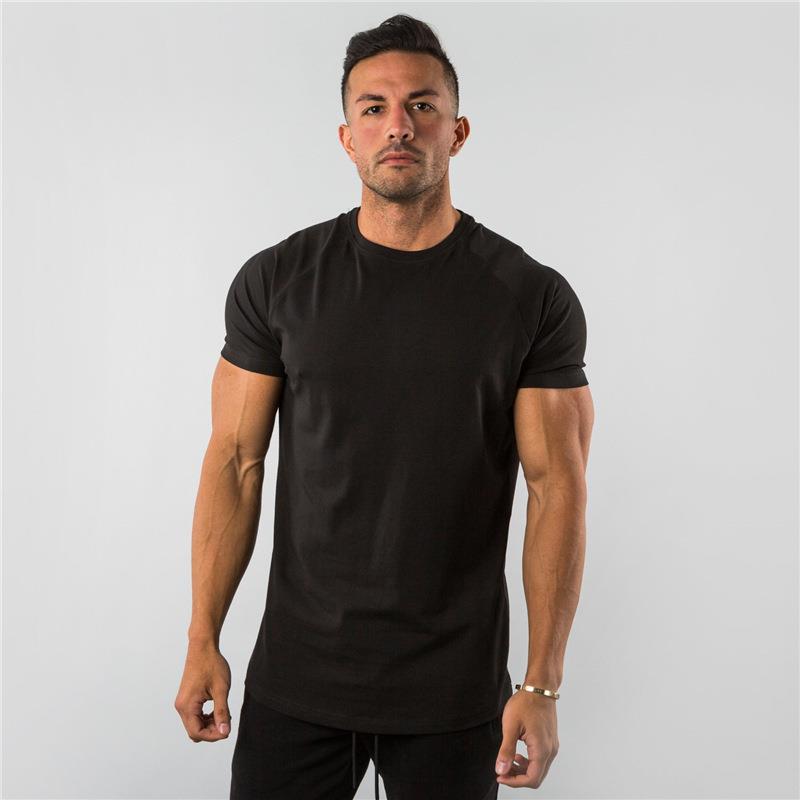 Fitness Sports Solid Color Short-Sleeved T-Shirt - Stregactive