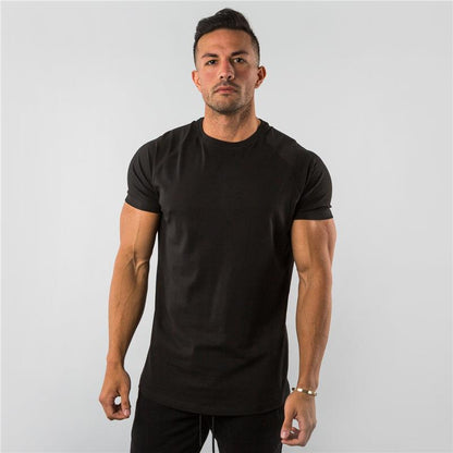 Fitness Sports Solid Color Short-Sleeved T-Shirt - Stregactive
