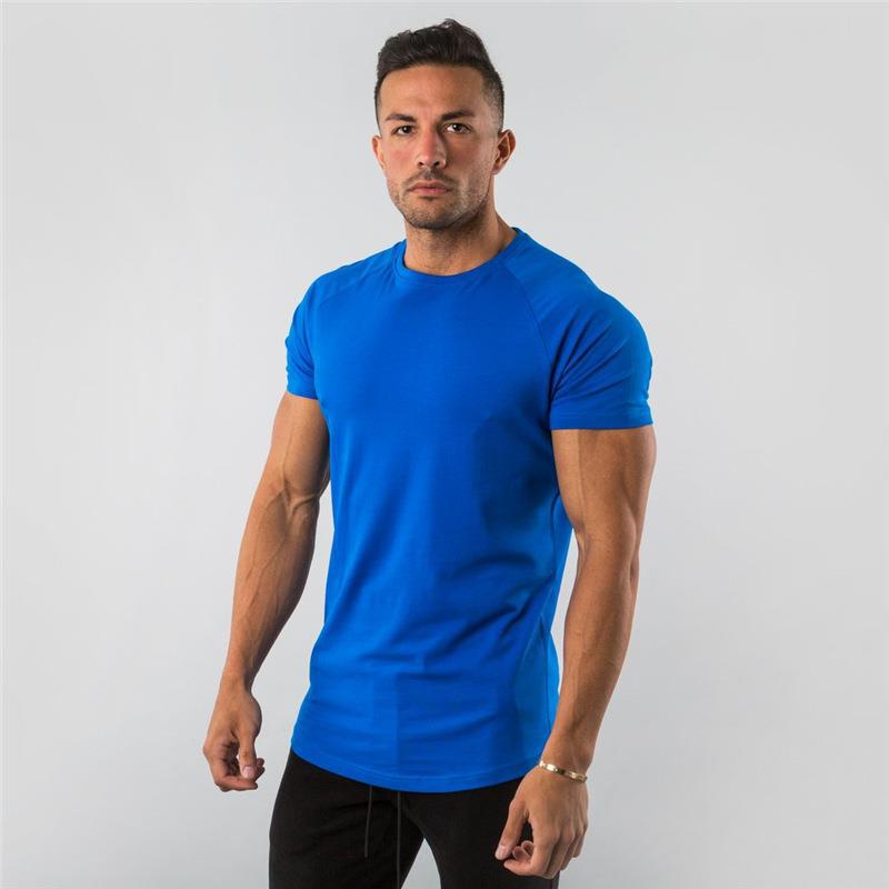 Fitness Sports Solid Color Short-Sleeved T-Shirt - Stregactive